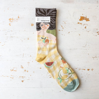 Bonne Maison Socks - Apple Multico