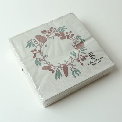 Pinecone Wreath Paper Napkins - 50pack