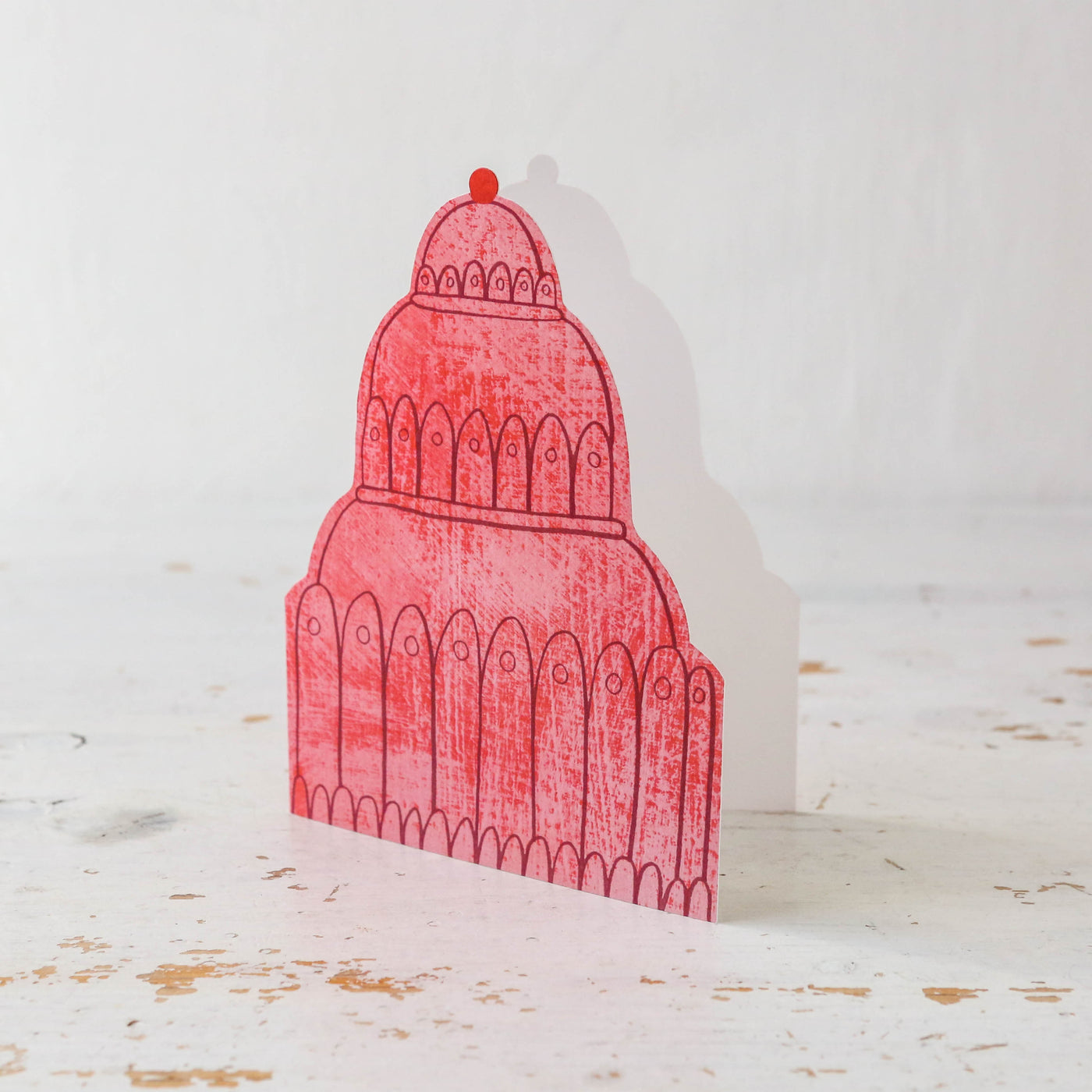 Tiered Jelly Cut Out Card