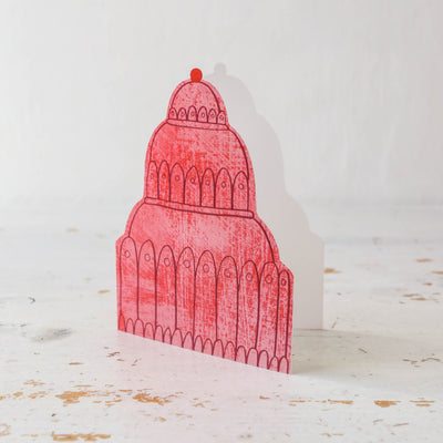 Tiered Jelly Cut Out Card