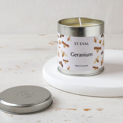 St. Eval Nature's Garden Scented Candle Tin