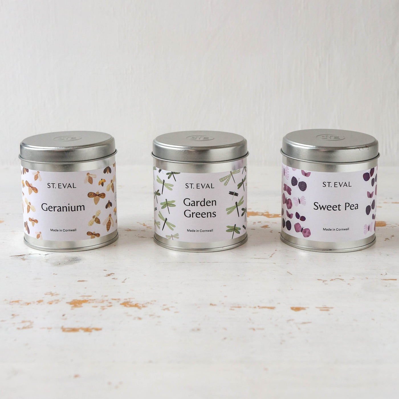 St. Eval Nature's Garden Scented Candle Tin