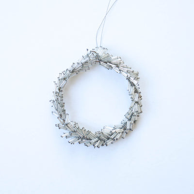 Silver Circle Wreath - Small