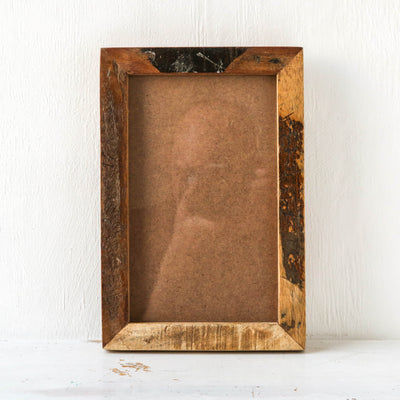 Reclaimed Wood Photo Frame - Small Rectangle
