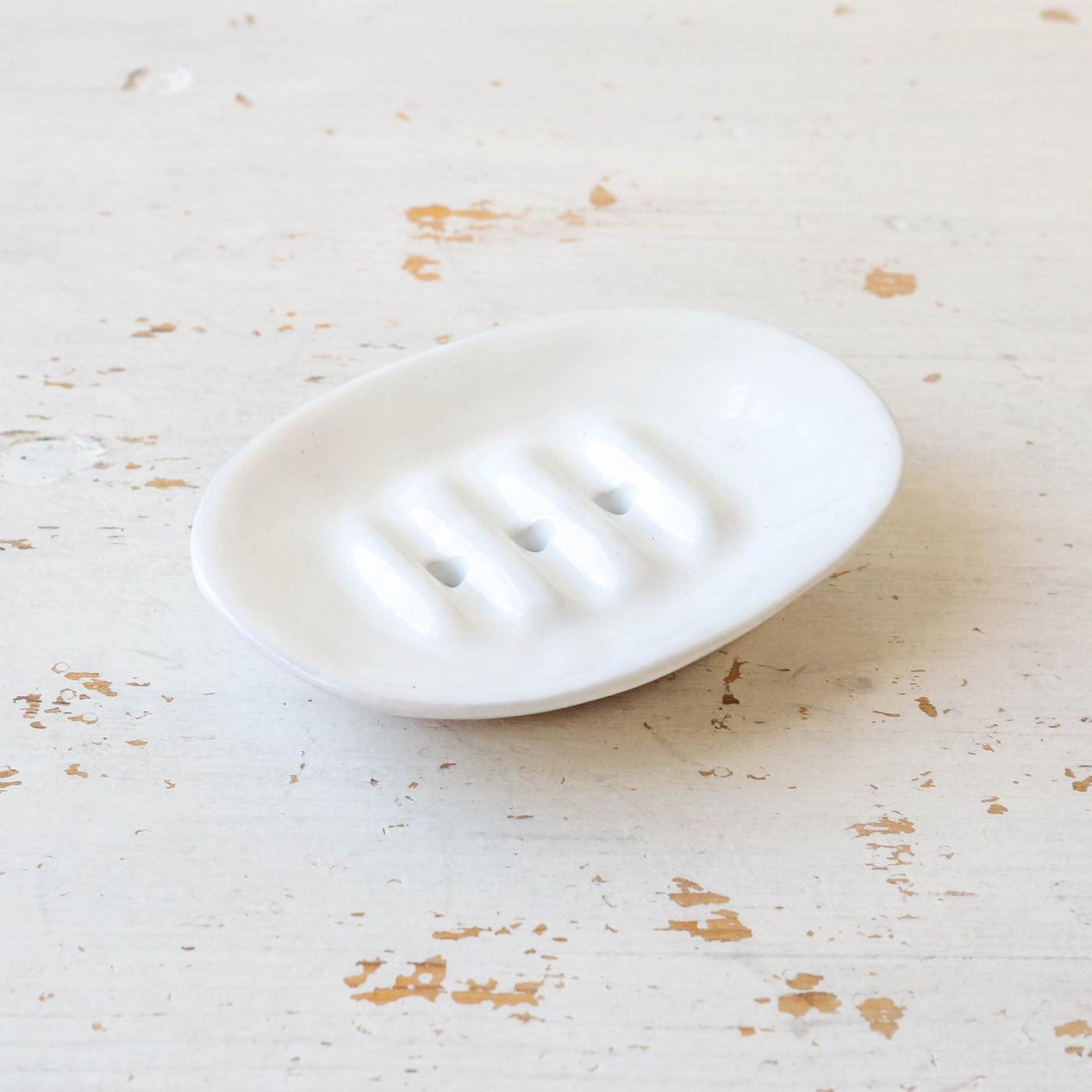 Selma Stoneware Soap Dish