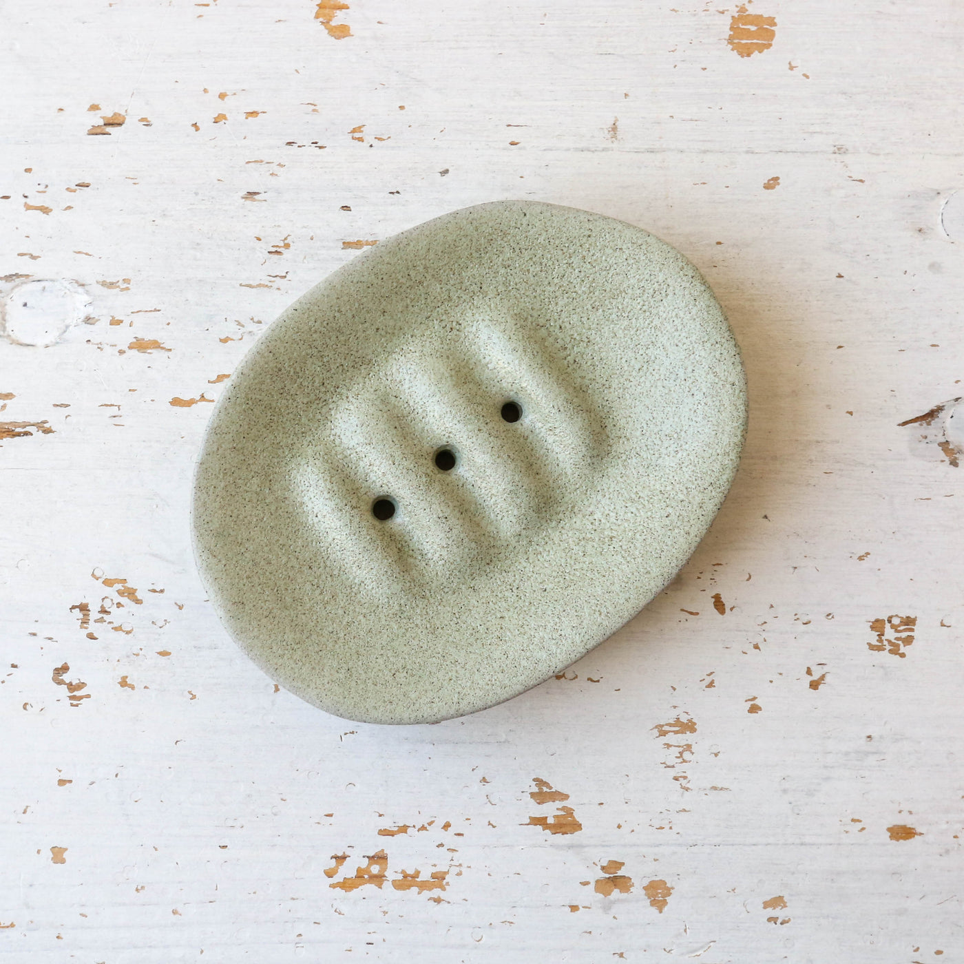 Selma stoneware soap dish