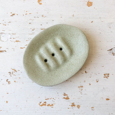 Selma stoneware soap dish