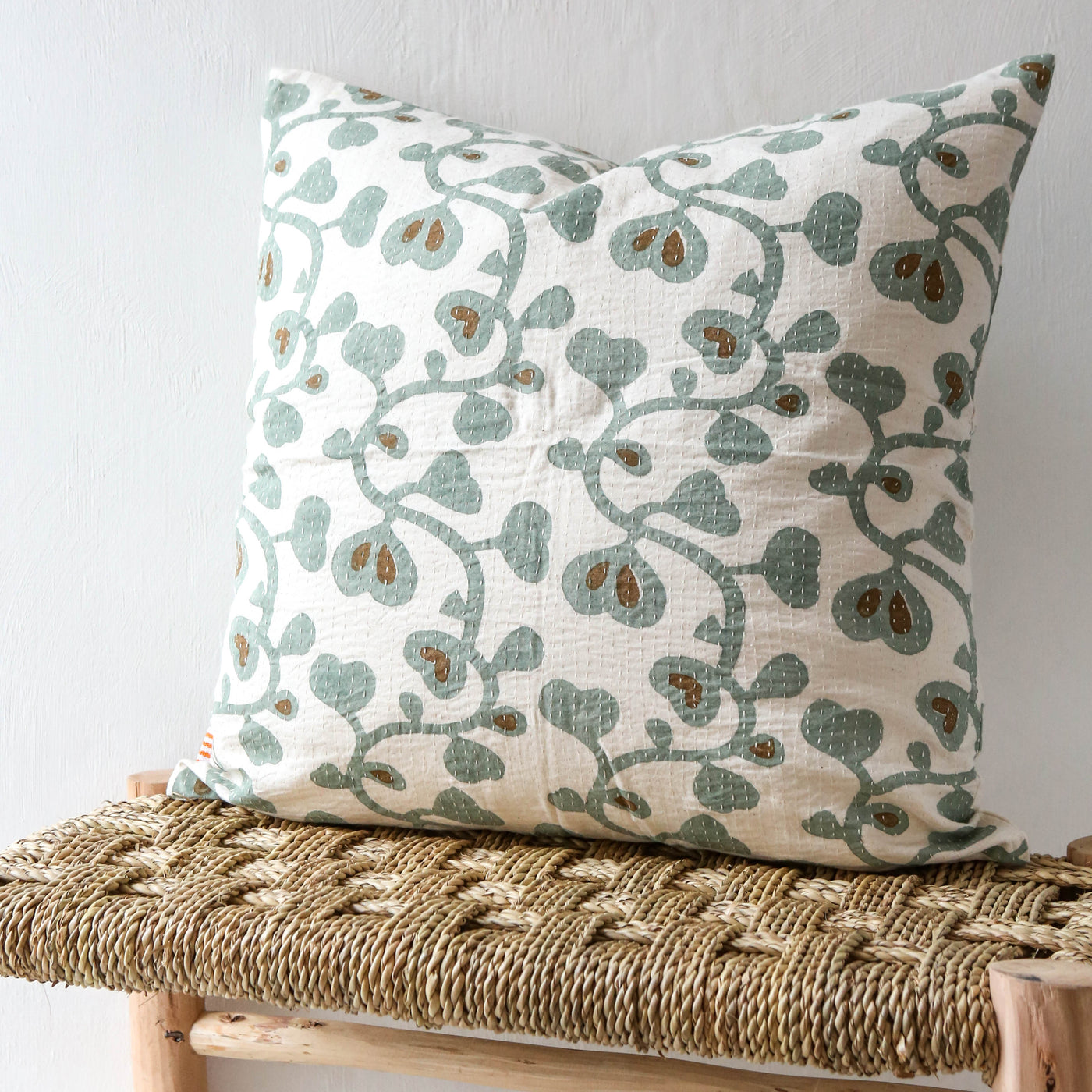 Cotton Cushion Cover - Heartflower