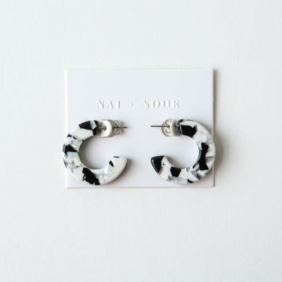 'Ray' Hoops in Black & White