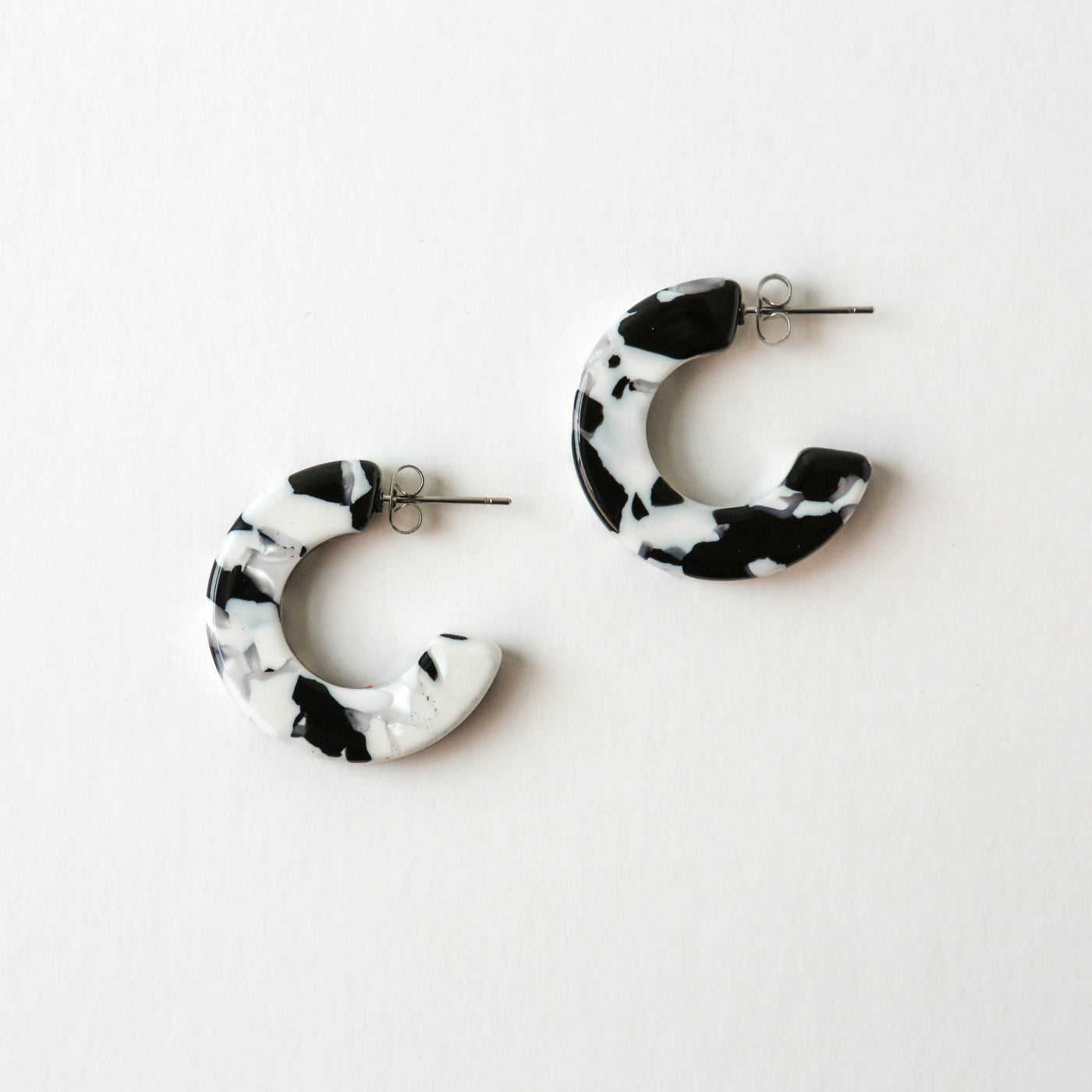 'Ray' Hoops in Black & White