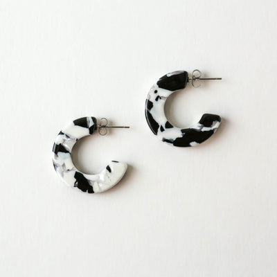 'Ray' Hoops in Black & White