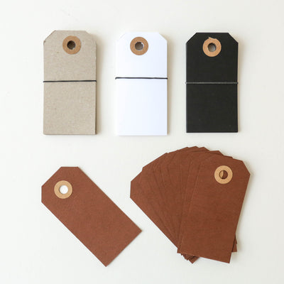 Pack of 10 Kraft Gift Tags - Large