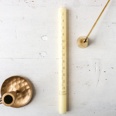 Ivory Advent Candle