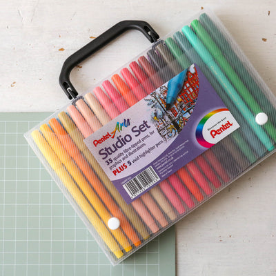 Pentel Arts Studio Set - 40 Pieces