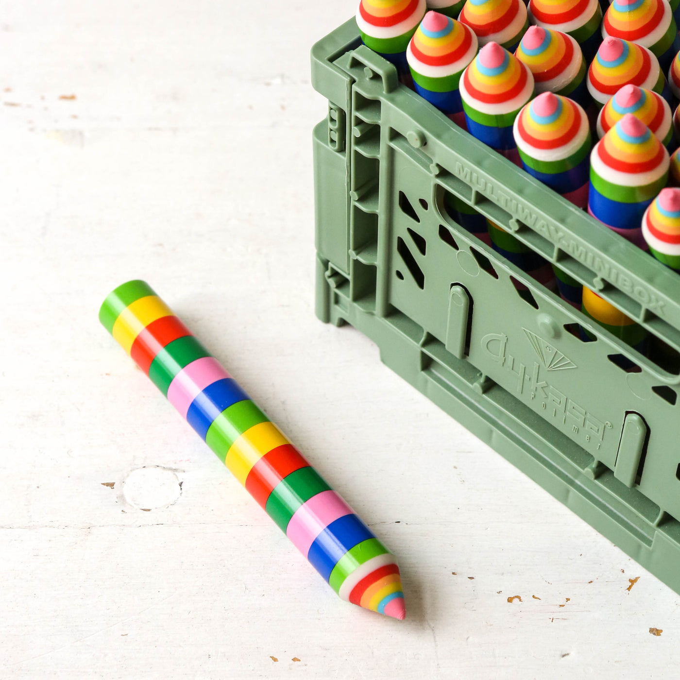 Chunky Rainbow 'Pencil' Eraser