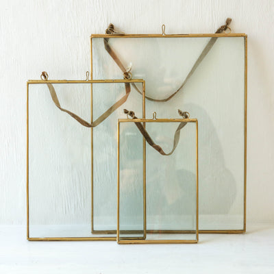 Hanging Brass Frame - Portrait 15 x 10cm