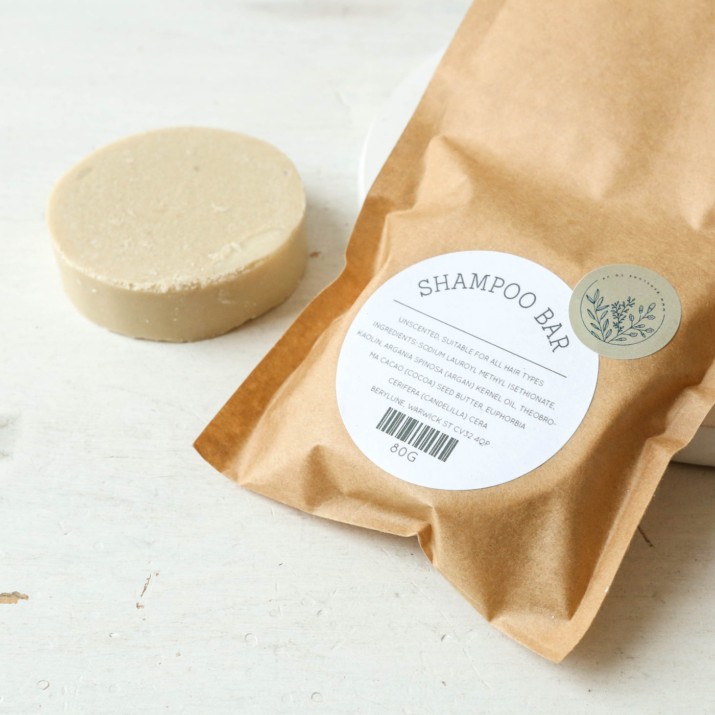 All Natural Solid Shampoo Bar