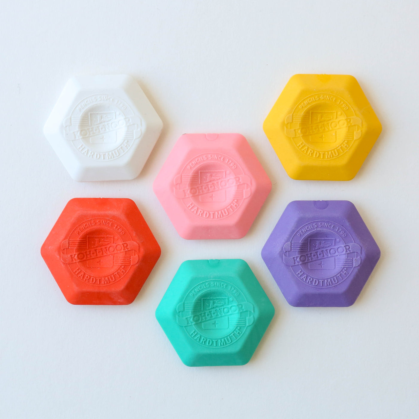 Hexagon Koh - I - Noor Erasers