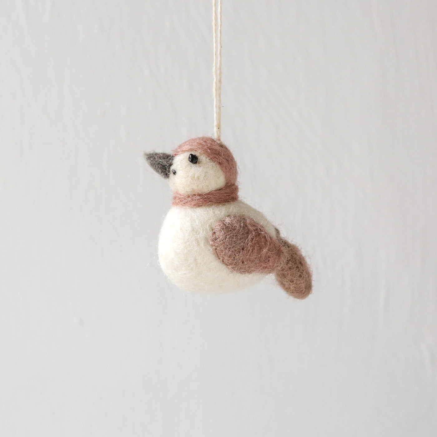 Felt Sparrow Hanging Decoration