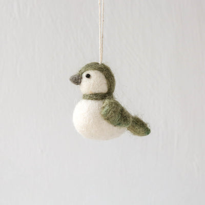 Felt Sparrow Hanging Decoration