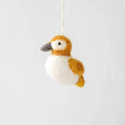 Felt Sparrow Hanging Decoration