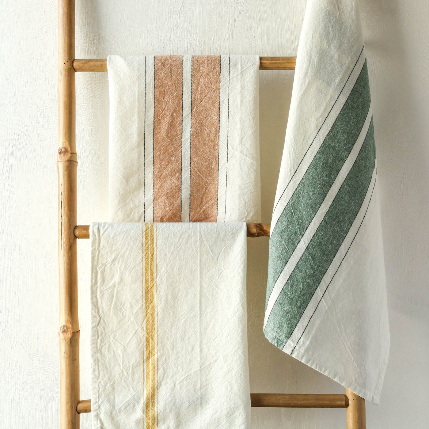 Soft Cotton Striped Tea Towels
