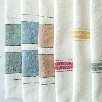 Soft Cotton Striped Tea Towels