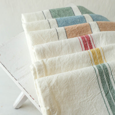 Soft Cotton Striped Tea Towels