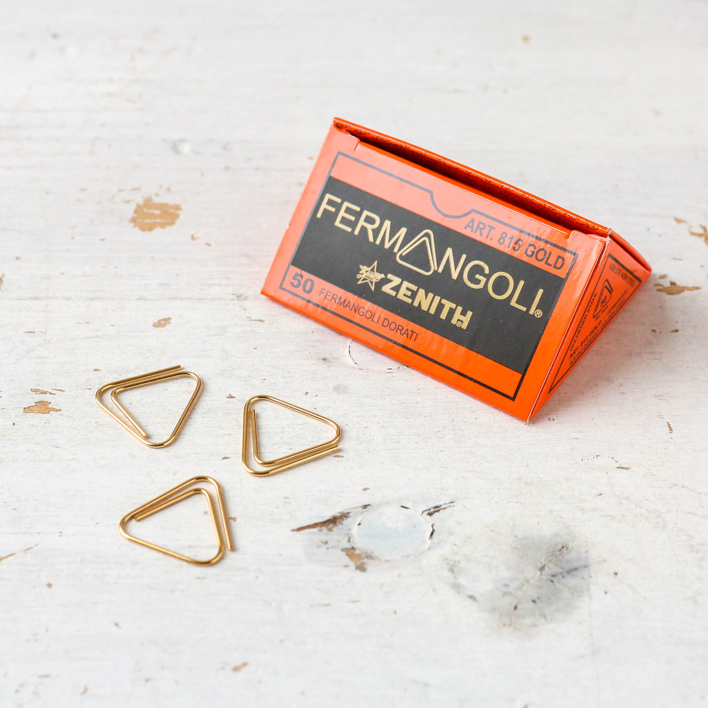 Fermangoli 815 Gold Paperclips by Zenith