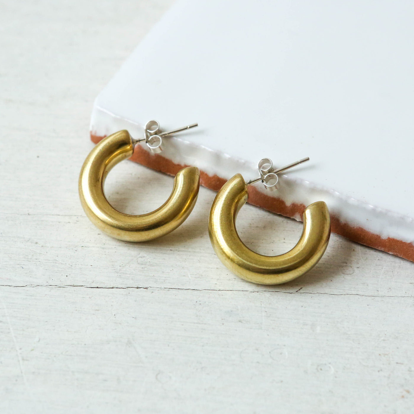 'Chloe' Chunky Hoop Earrings