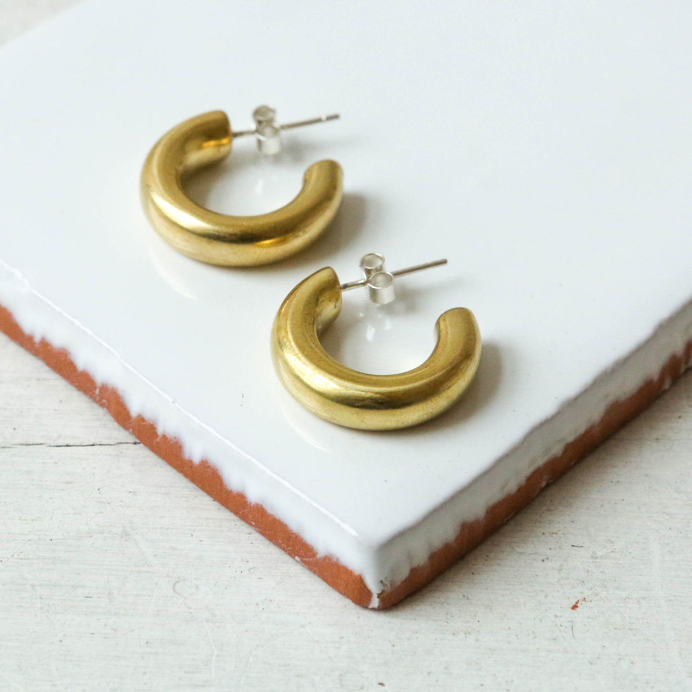 'Chloe' Chunky Hoop Earrings