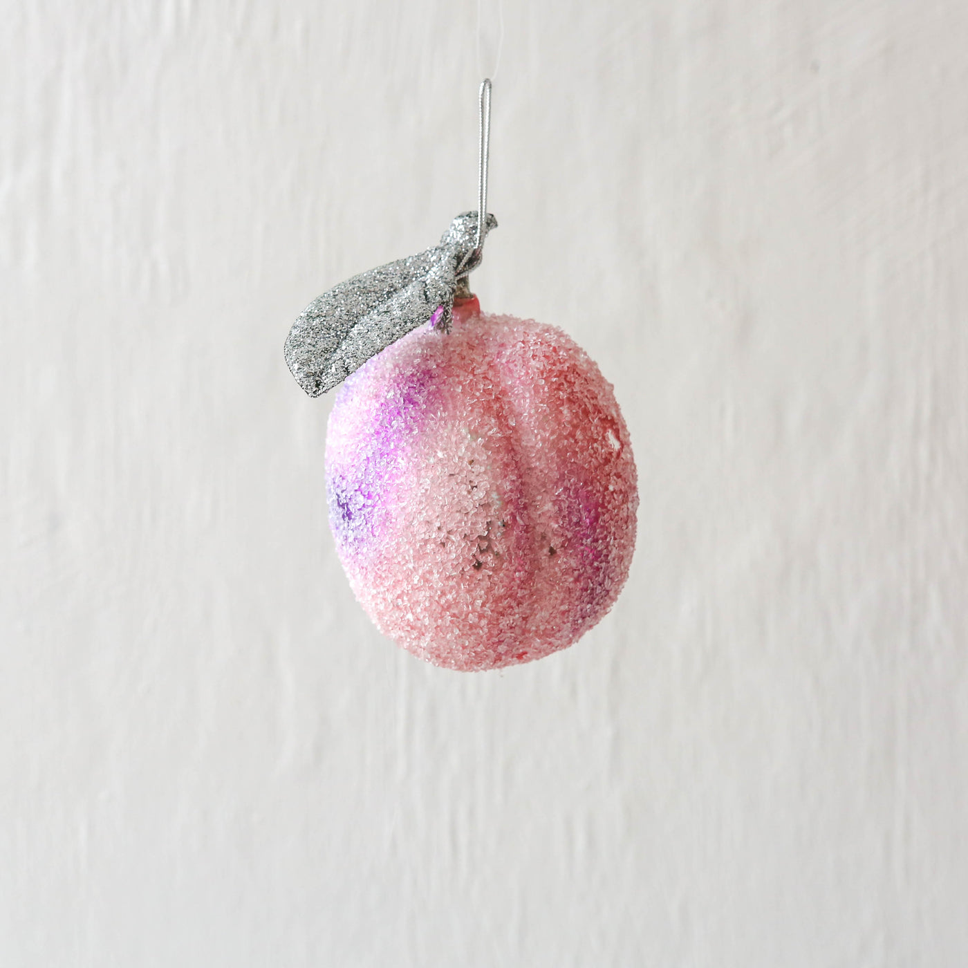 Sugared Plum  Glass Tree Decoration