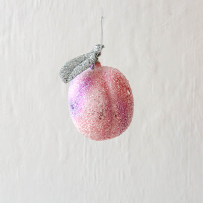 Sugared Plum  Glass Tree Decoration