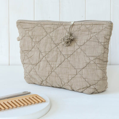 Quilted Toiletry Bag