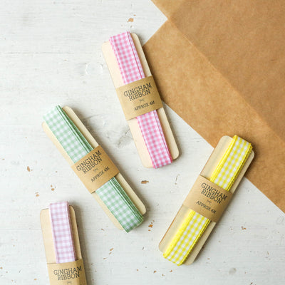 Gingham Ribbon - 4m
