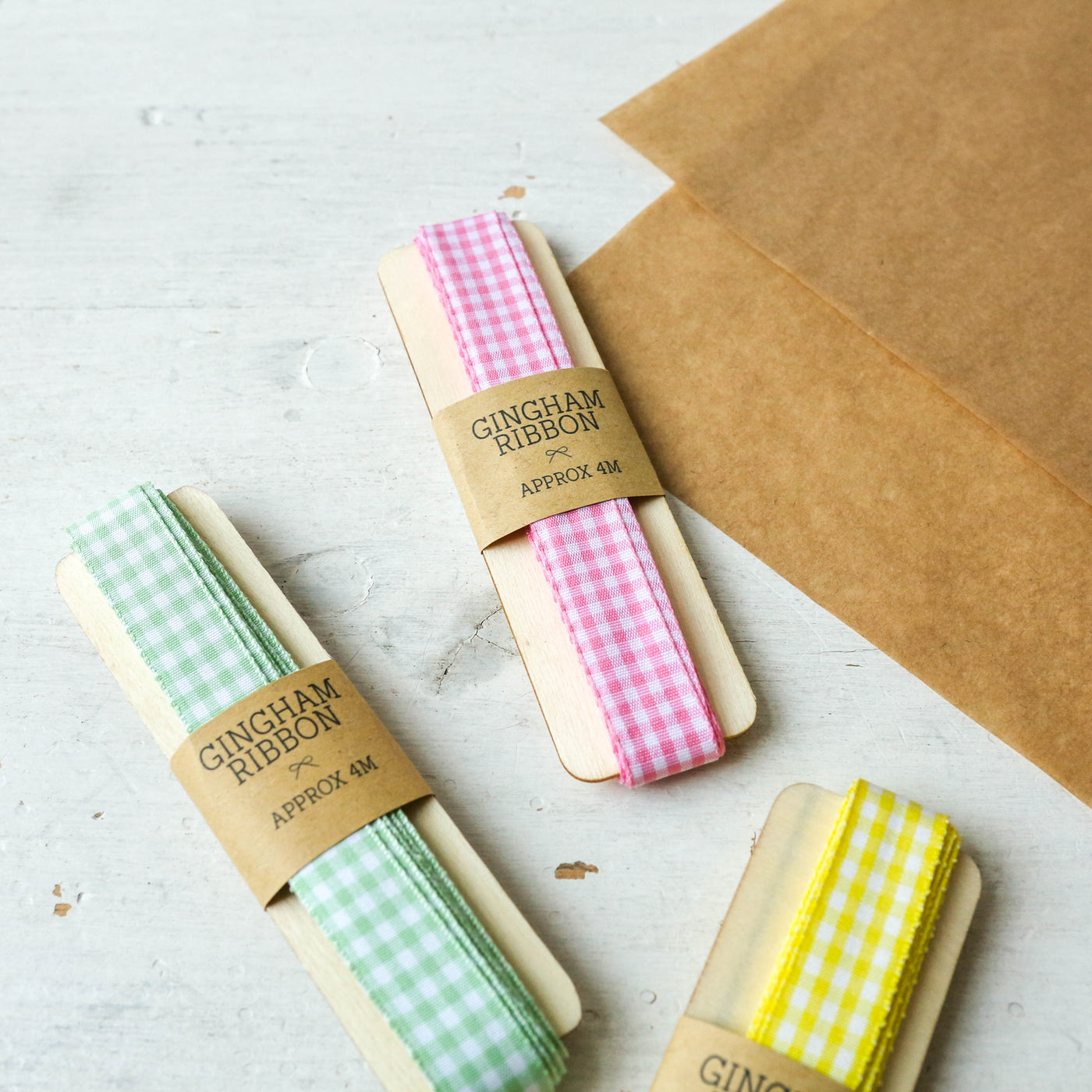 Gingham Ribbon - 4m