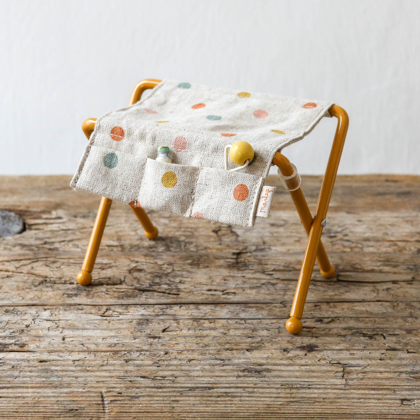 Ochre Nursery Table, Baby Mouse by Maileg