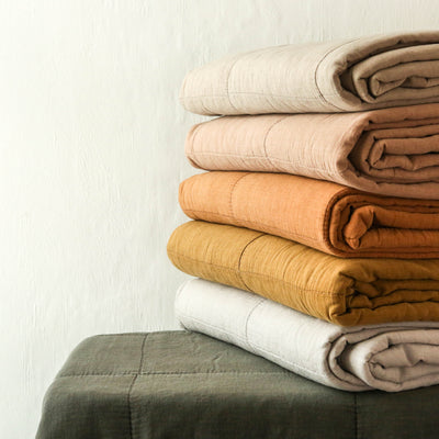Soft Cotton Quilt - Neutral Tones