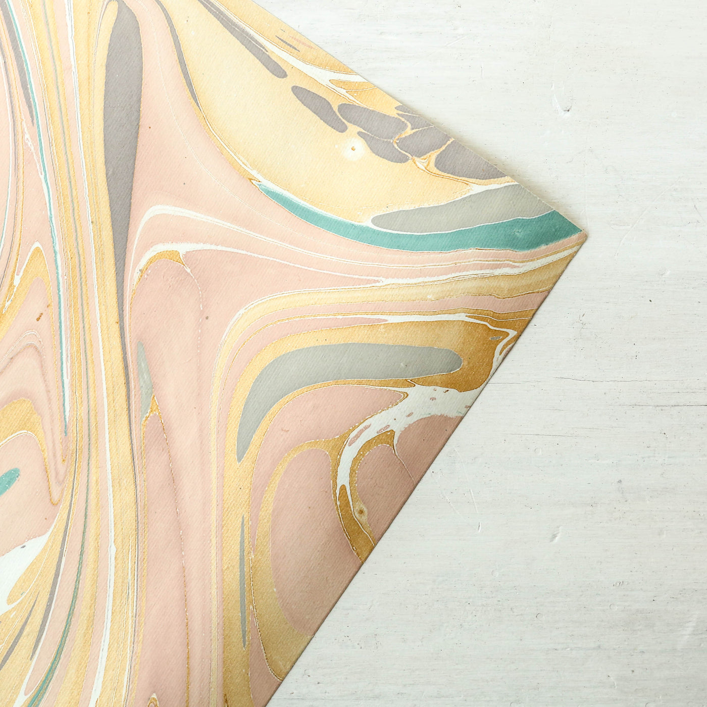 Hand Marbled Wrap - Rose Quartz