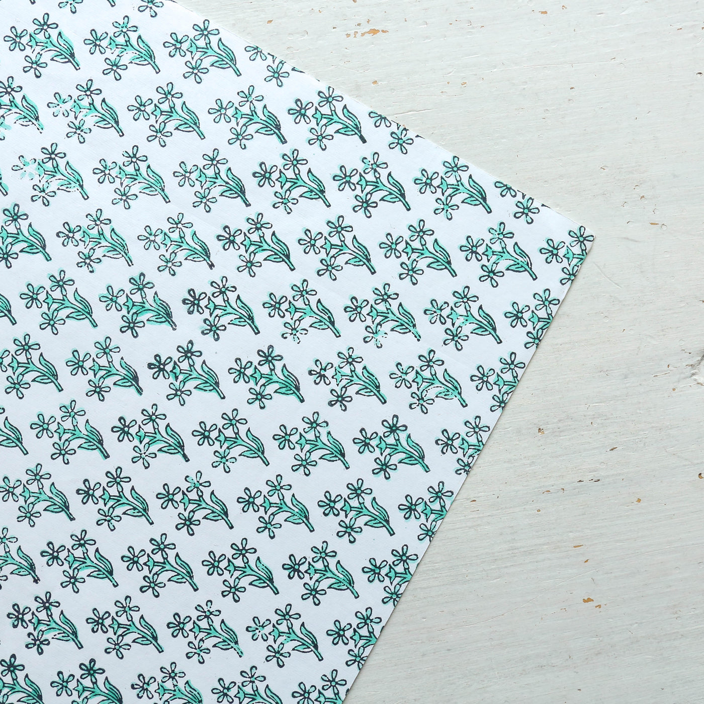 Hand Block Printed Wrap - Primrose Breeze
