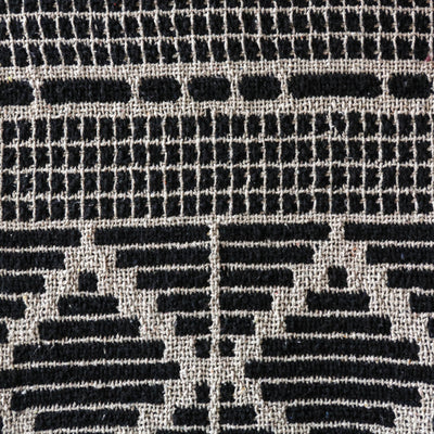 Gutte Recycled Cotton Throw - Black