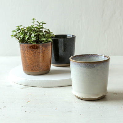Stoneware Cup or Plant Pot