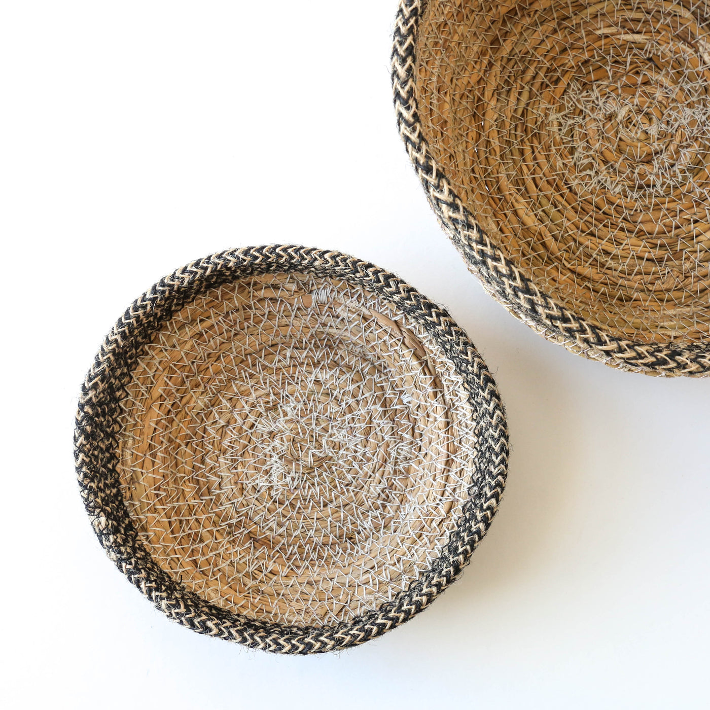 Seagrass Bowl Baskets - Pair