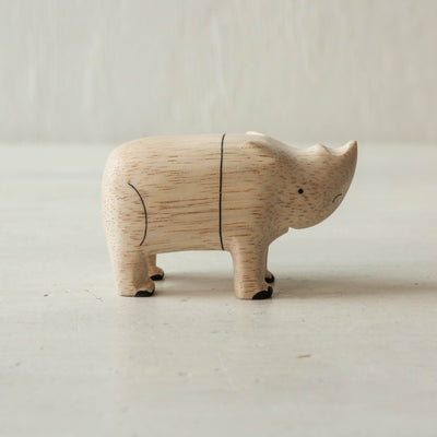 Wooden Rhino