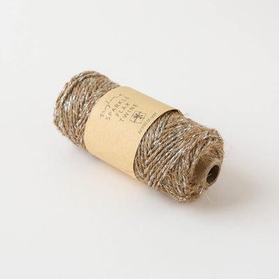 Spool of Sparkly Flax Cord - 50m