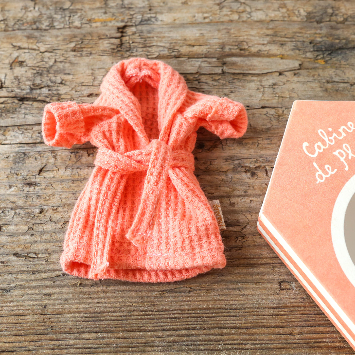 Coral Bathrobe for Mum or Dad Maileg Mouse