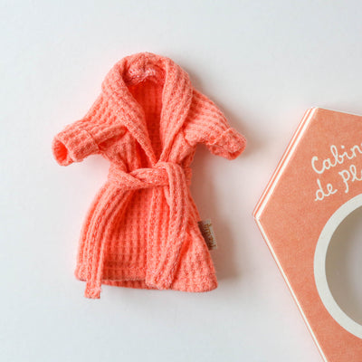 Coral Bathrobe for Mum or Dad Maileg Mouse