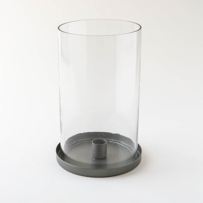 Simple Glass Hurricane Lamp - Large