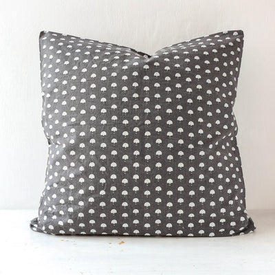 SALE Cushion Cover - Nero Dark Grey