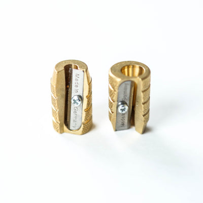 M + R Deluxe 'Grenade' Brass Sharpener